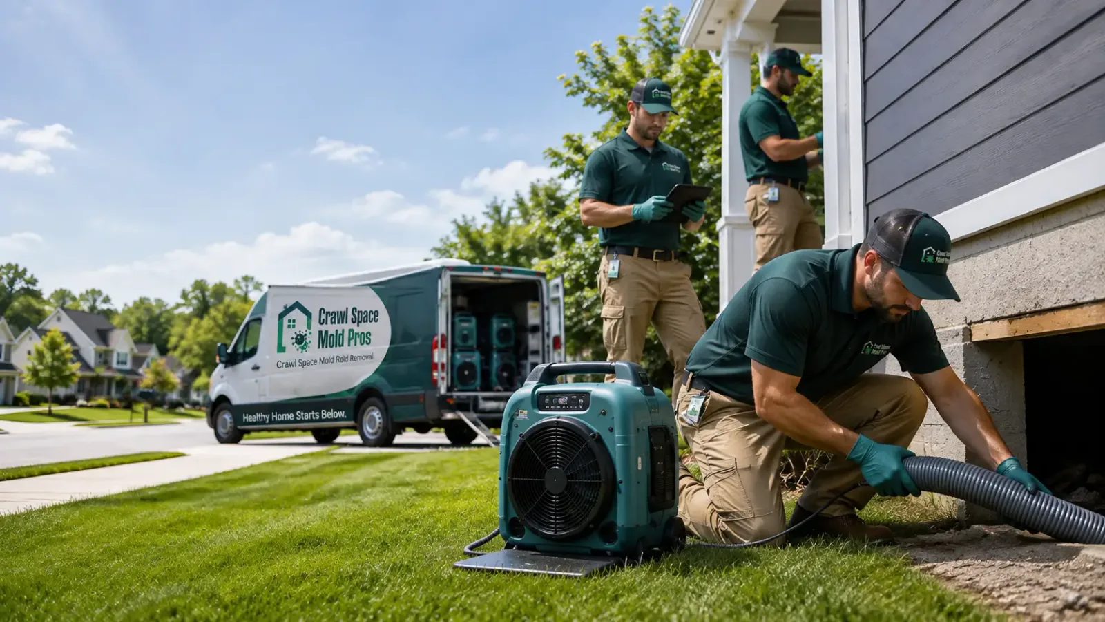 Crawl Space Mold Removal in Rembrandt, IA